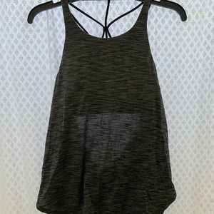 Lululemon grey two-layer top